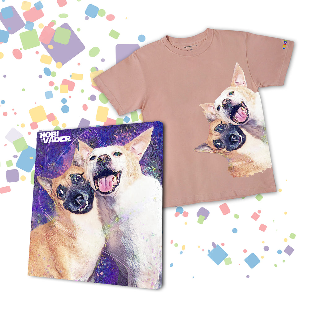Hero Bundle (Portrait + Custom Tee)